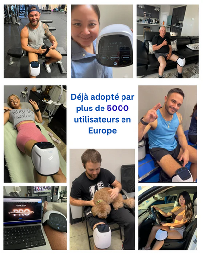KneeEase™ – Soulagement doux des genoux douloureux et raides